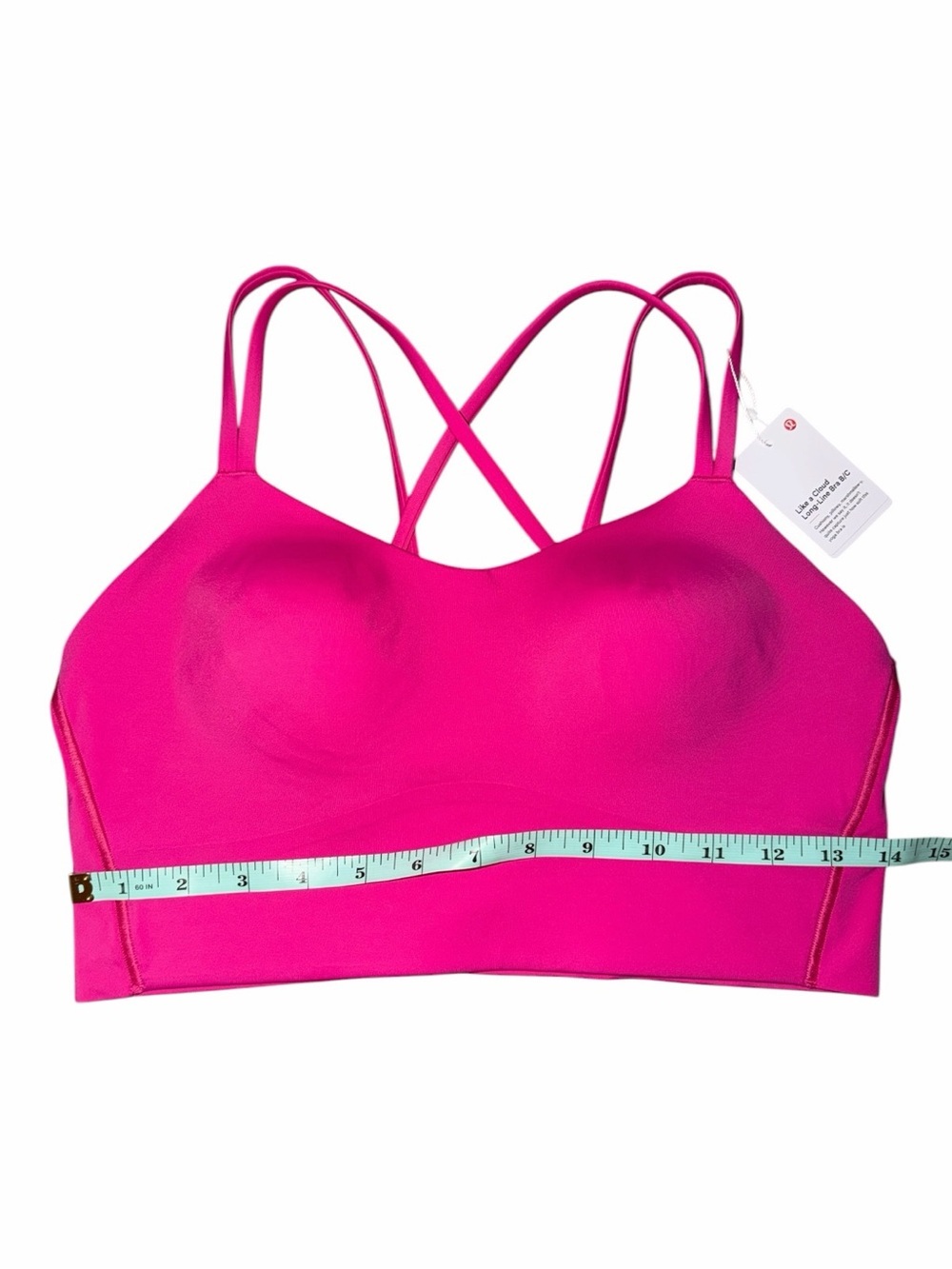 Lululemon Like a Cloud Longline Bra Pink Flare NWT Sizes 6 B/C Cup - Picture 7 of 9